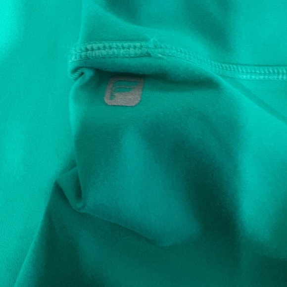Fabletics Vibrant Teal Kids Leggings - Picture 5 of 5